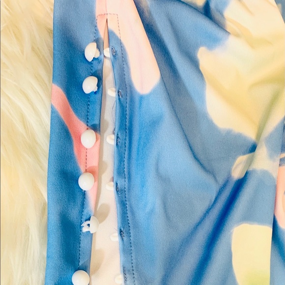 Women’s Multi Tie Dye Sexy Mini Dress - Picture 4 of 7